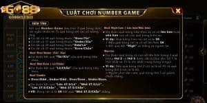 Luật chơi Number Game tại Go88 chi tiết và chính xác nhất